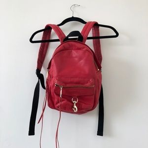 Real Leather mini Zip Backpack (Rebecca Minkoff)